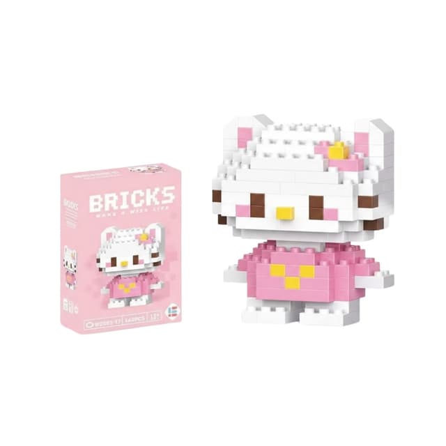 Bloco de Montar Bricks Hello Kitty – Sanrio